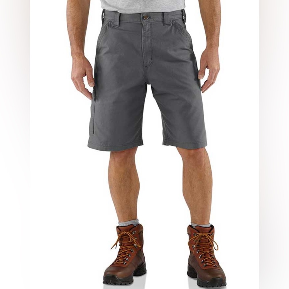 Carhartt Original Fit 10” Inseam Canvas Utility Work Short B147 Fat Gray Size 42